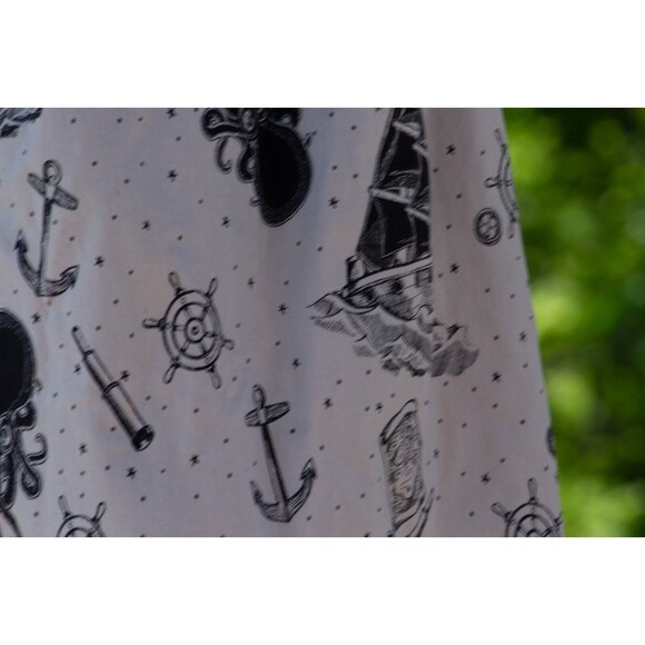 Sourpuss Cream Kraken’s Revenge Lizzie Dress Retired Rockabilly Pinup Style | XS - Picture 9 of 16